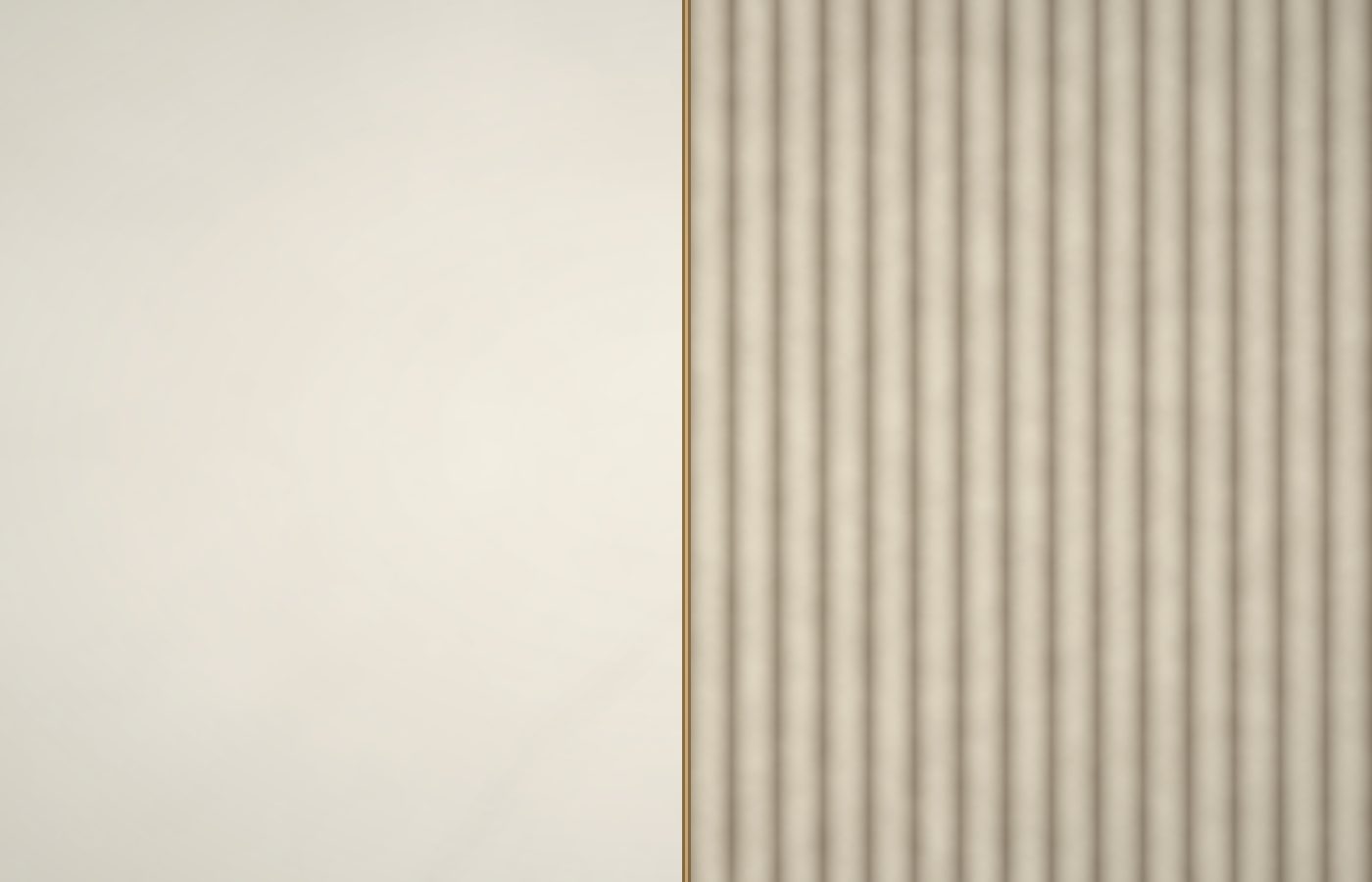 Composition marbre et bois rainuré